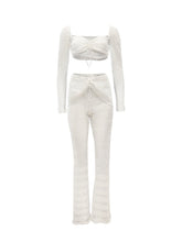 Load image into Gallery viewer, плажен сет “Sharmel’ in white”