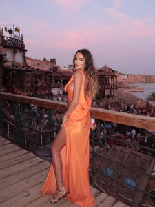 макси рокля “Midnight in Capri”