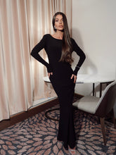 Load image into Gallery viewer, макси рокля “Valeriè in Noìr”