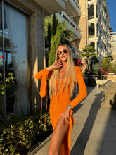Load image into Gallery viewer, макси рокля “Sunset Cocktails at Splendid”