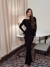 Load image into Gallery viewer, макси рокля “Valeriè in Noìr”
